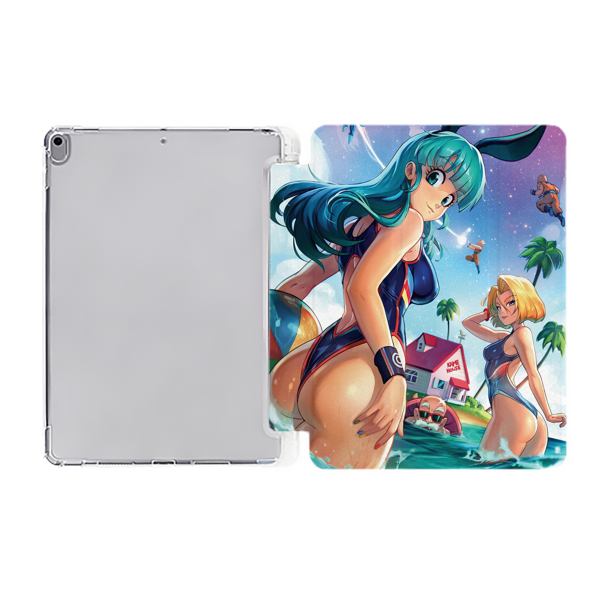 （画像用） ドラゴンボール DRAGON BALL IPad ケース ペン収納付き 三つ折りスタンド PUレザー×シリコン 対応機種9.5/10.5/10.9インチ